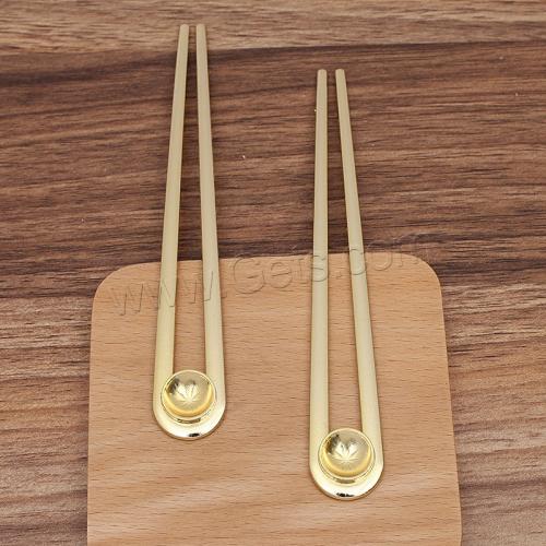 Hair Stick Findings, Zinc Alloy, Letter U, plated, vintage & DIY & for woman Approx 