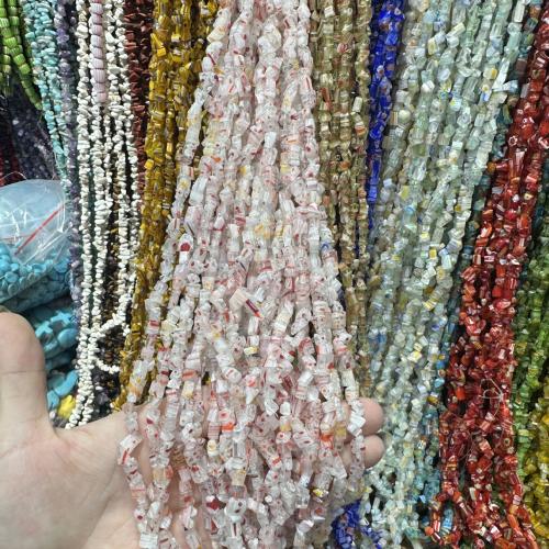 Katzenauge Perlen, DIY, keine, 4x7mm, Länge:ca. 38 cm, verkauft von Strang