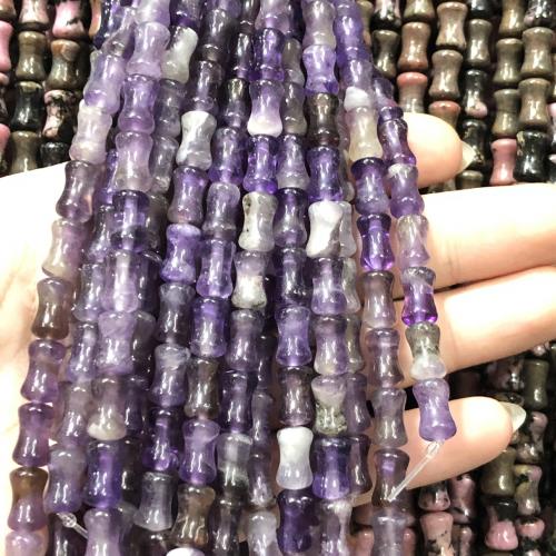 Mixed Gemstone Beads, Natural Stone, Bamboo, DIY Approx 