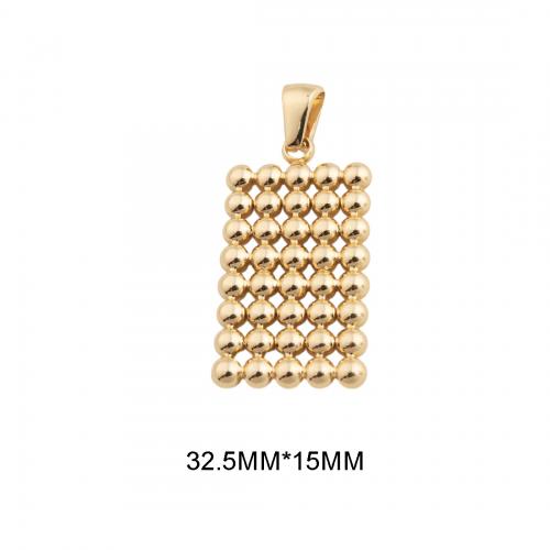 Cubic Zirconia Stainless Steel Pendant, 304 Stainless Steel, plated, DIY, golden Approx 3mm [