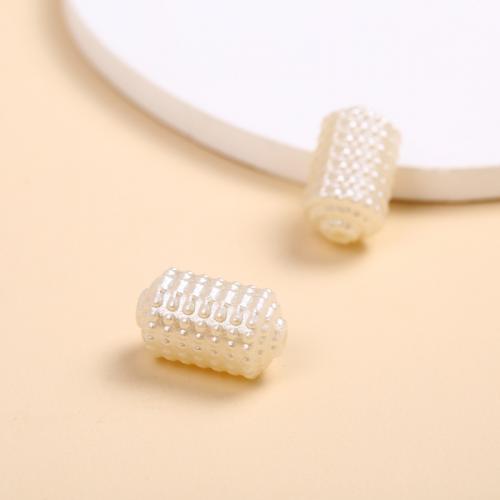 ABS Plastic Pearl Beads, Column, DIY Approx [