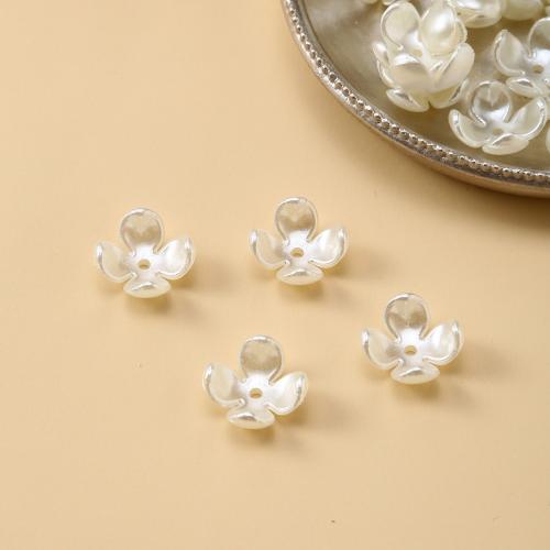 ABS Plastic Pearl Beads, Flower, multifunctional & DIY Approx 