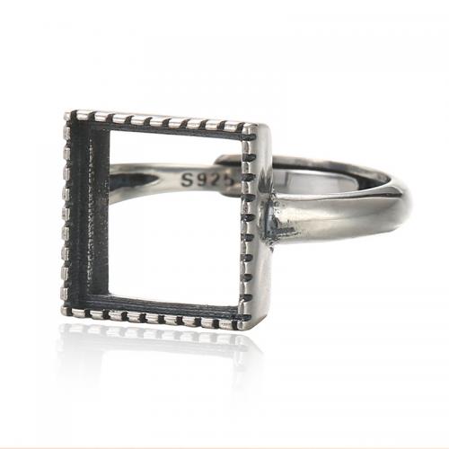 стерлингового серебра кольцо крепления, 925 пробы, DIY, продается PC[
