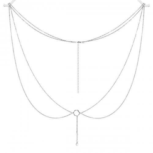 304 Edelstahl Taillenkette, mit Kristall & Kunststoff Perlen, Modeschmuck & für Frau, keine, verkauft von PC