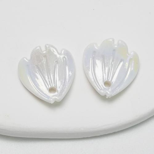 Acrylic Jewelry Pendant, petals, DIY 16mm, Approx 