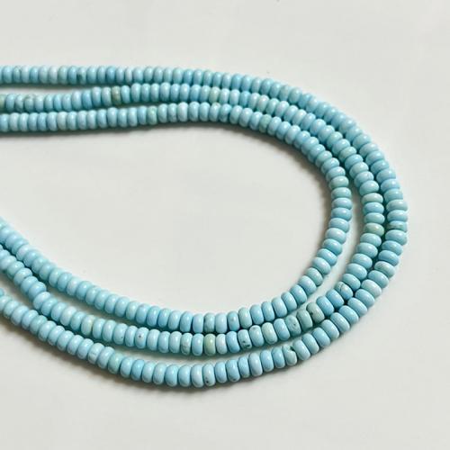 Natural Turquoise Beads, Flat Round, DIY, green Approx 39 cm 