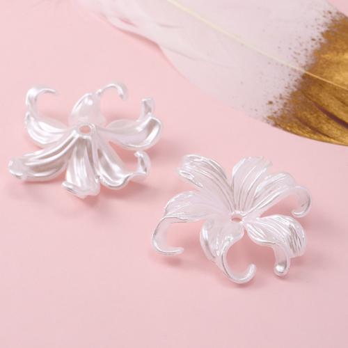 ABS Plastic Bead Cap, petals, DIY, 42mm, Approx 