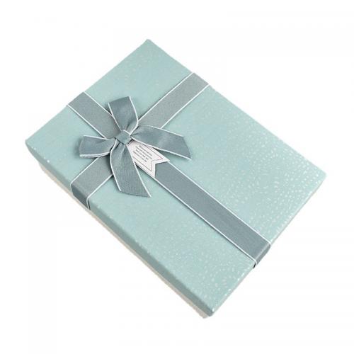 Jewelry Gift Box, Paper, multifunctional  light blue [