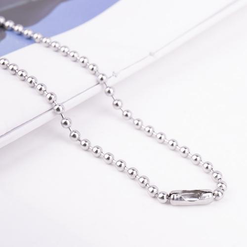 Stainless Steel Ball Chain, 304 Stainless Steel original color 
