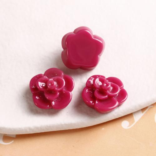 Hair Barrette Finding, Resin, Flower, polished, multifunctional & DIY 