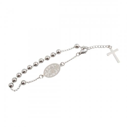 Bracelet en acier inoxydable, Acier inoxydable 304, bijoux de mode & pour femme, couleur originale Environ 23 cm, Vendu par PC