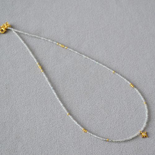 Gemstone Necklaces, Moonstone, with Brass, with 5cm extender chain, handmade, fashion jewelry & for woman Approx 38 cm 