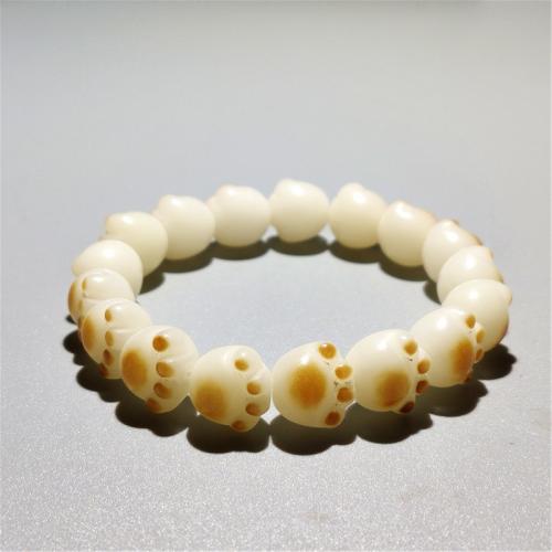 Wrist Mala, Bodhi, Claw, Carved, fashion jewelry & Unisex Length about 11-12mm Approx 18 cm 