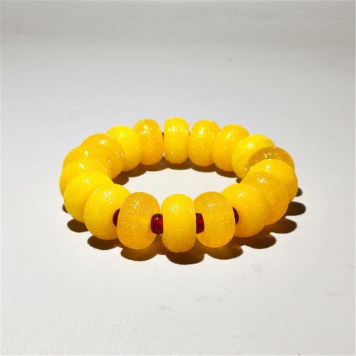 Resin Bracelets, Carved, fashion jewelry & Unisex Approx 18 cm 