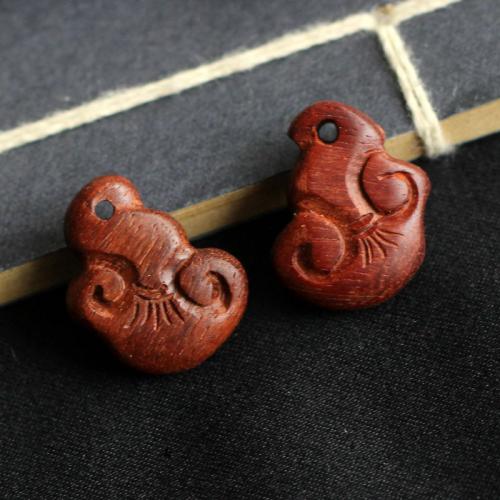 Carved Wood pendants, Сандал, резной, DIY, Красно-коричневый продается PC