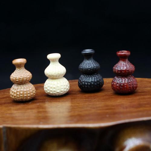 Original Wood Beads, Calabash, Carved, DIY 