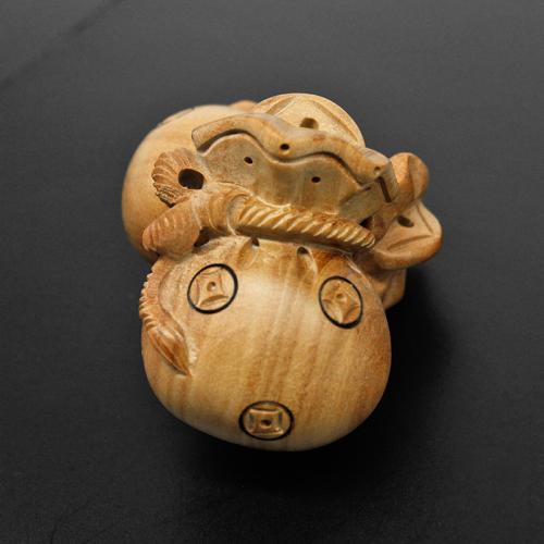 Carved Wood pendants, Персиковое дерево, Кошелек, резной, DIY, желтый продается PC[