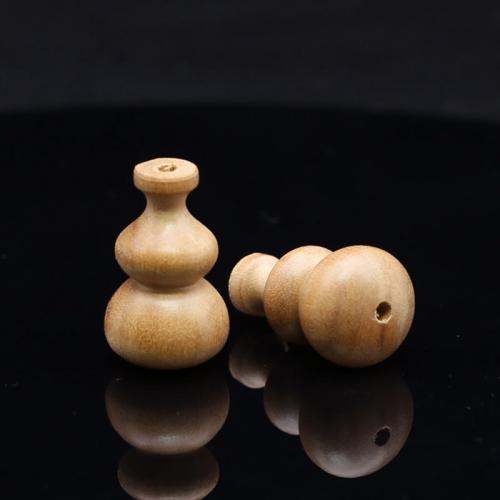 Original Wood Beads, Peach Wood, Calabash, Carved, DIY, yellow 