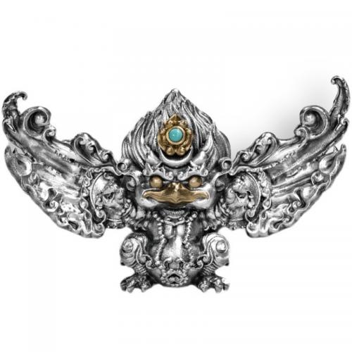 Animal Brass Pendants, Bird, plated, folk style & Unisex 