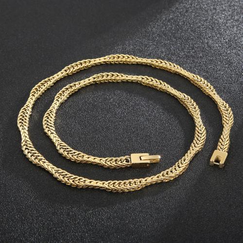 Halskette, 304 Edelstahl, Modeschmuck & für den Menschen, keine, 6.5mm, Länge:ca. 60 cm, verkauft von PC