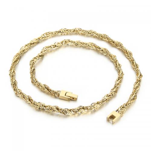 Stainless Steel Chain Necklace, 304 Stainless Steel, fashion jewelry & for man 6mm Approx 60 cm 