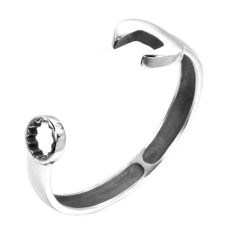 Titan Edelstahl Armband / Armreif, Titanstahl, Schraubenschlüssel, Vakuum-Ionen-Beschichtung, Modeschmuck & unisex, keine, Innendurchmesser:ca. 58mm, verkauft von PC