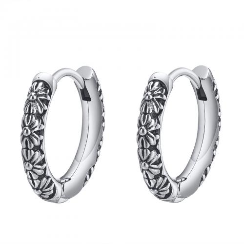 Titanium Steel Earrings, polished, fashion jewelry & for man 