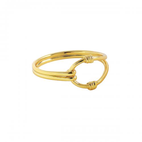 Палец кольцо-латунь, Латунь, Другое покрытие, разный размер для выбора & Женский, Золотой, продается PC