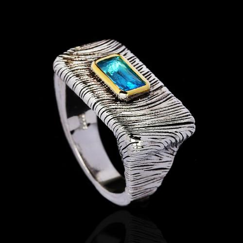 Crystal Brass Finger Ring, with Crystal, fashion jewelry & Unisex 
