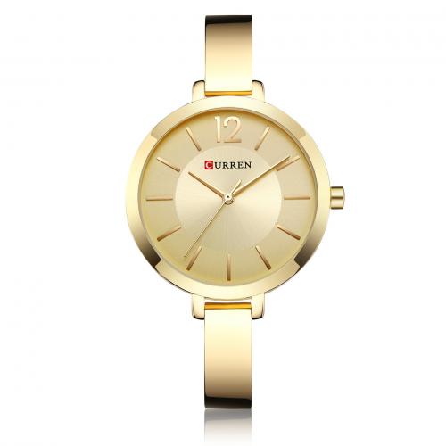Women Wrist Watch, Glass, with 201 Stainless Steel, Japanese movement, Life water resistant & fashion jewelry & for woman Approx 19 cm 