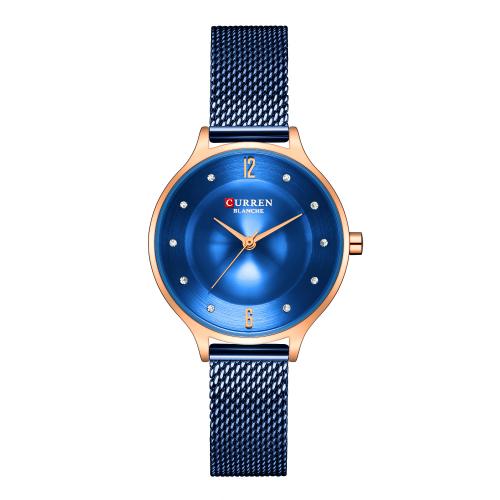 Bracelets de montre pour femmes, verre, avec 201 acier inoxydable, mouvement japonais, Résistant à l’eau de vie & bijoux de mode, plus de couleurs à choisir Environ 21 cm, Vendu par PC