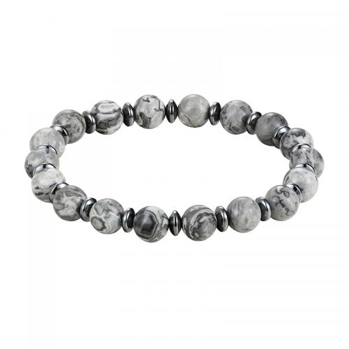 Gemstone Bracelets, fashion jewelry & Unisex 8mm Approx 19 cm 