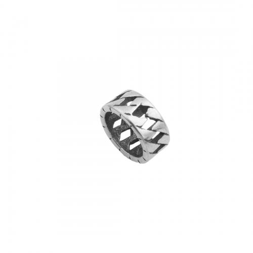 Stainless Steel Large Hole Beads, 304 Stainless Steel, polished, DIY & hollow Approx 14mm [