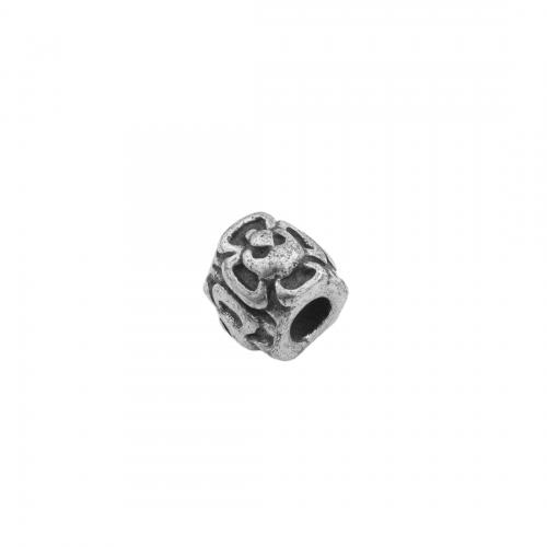 perles de grand trou en inox , Acier inoxydable 304, poli, DIY Environ 5.5mm, Vendu par PC[