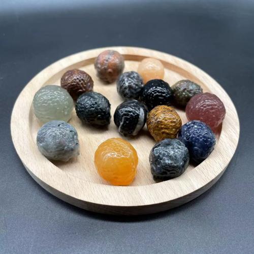Decoración de semi piedras preciosas, Erizo, Tallado, Lindo, Color aleatorio, Length about 2.5-3.4cm, Vendido por UD