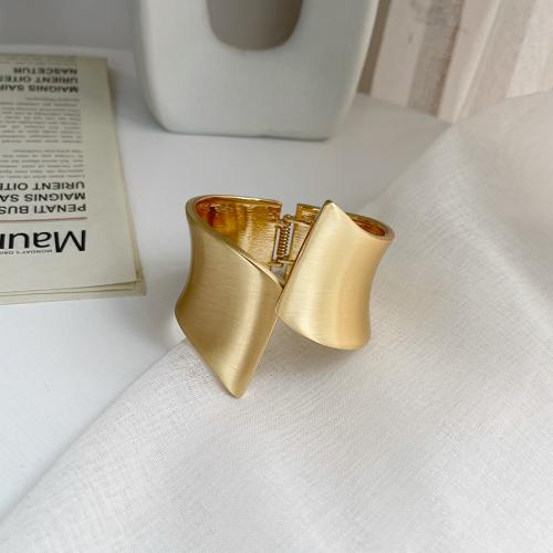 Zinc Alloy Cuff Bangle, portable & fashion jewelry, gold 