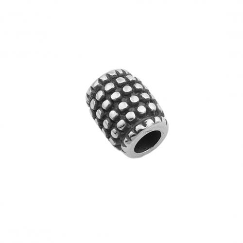 Stainless Steel Large Hole Beads, 304 Stainless Steel, Drum, polished, DIY Approx 7mm [