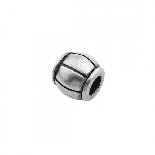 Stainless Steel Large Hole Beads, 304 Stainless Steel, polished, DIY Approx 4.5mm [