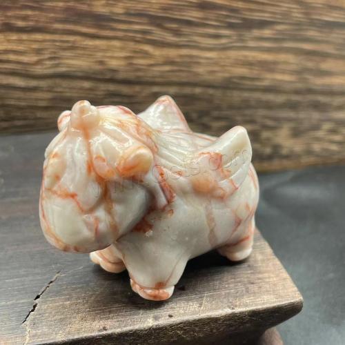 Gemstone Decoration, Natural Stone, Unicorn, Carved, for home and office & cute 50mm 