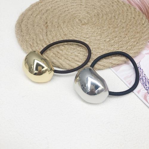 Ponytail Holder, Zinc Alloy, with Polyester, plated, fashion jewelry & for woman 