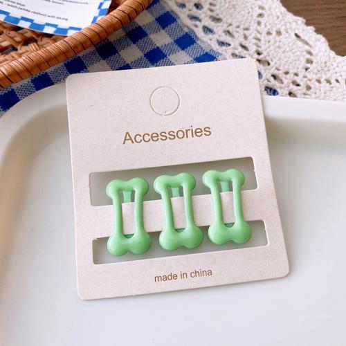 Hair Snap Clips, Zinc Alloy, for woman & enamel & hollow Approx 