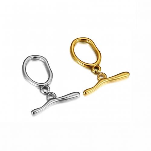 Stainless Steel Toggle Clasp, 304 Stainless Steel, polished, DIY 