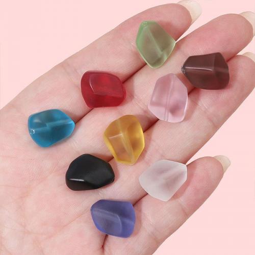 Plaqué Perles de verre, Irrégulière, DIY, plus de couleurs à choisir Environ 1mm Vendu par sac