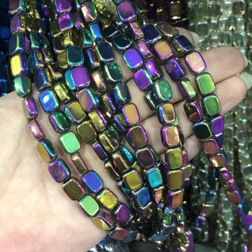 Perles de cristal rectangle, DIY, plus de couleurs à choisir Environ 38 cm, Vendu par brin
