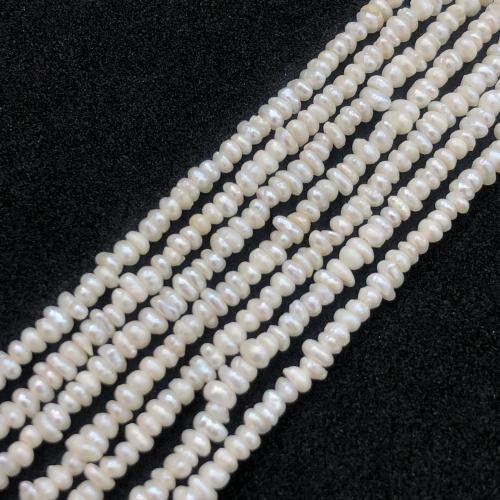 Potato Cultured Freshwater Pearl Beads, DIY, white, aboutuff1a2-2.5mm Approx 38 cm 