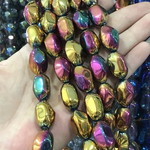 Gemischte Kristall Perlen, DIY, mehrere Farben vorhanden, 12x20mm, Länge:ca. 38 cm, verkauft von Strang