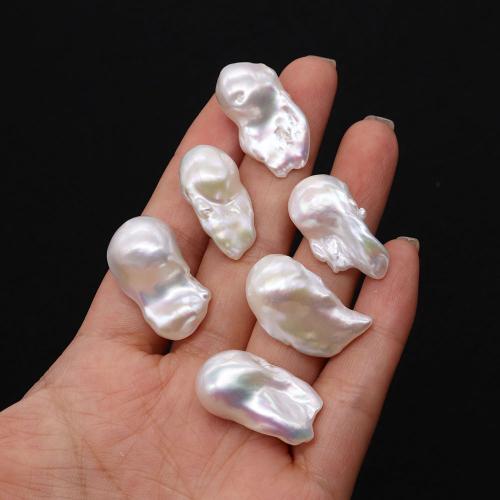 Baroque Cultured Freshwater Pearl Beads, DIY, white 13-18mm 18-30mm 