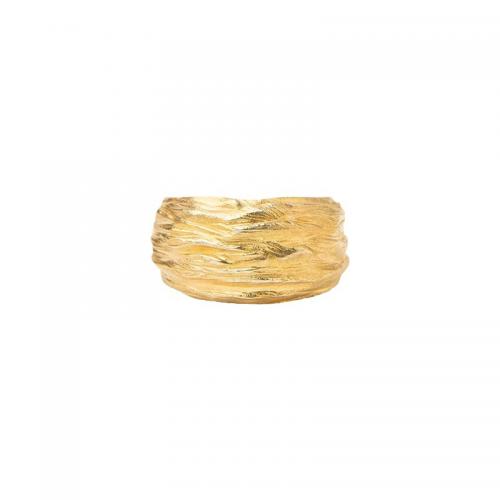 Brass Finger Ring, plated, for woman US Ring 