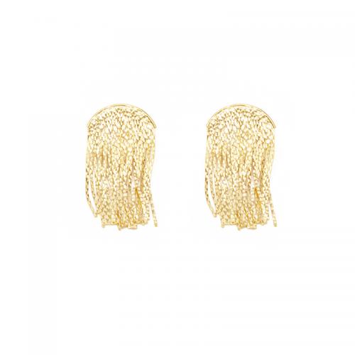 Fashion Fringe Earrings, Messing, plattiert, für Frau, keine, 48x25mm, verkauft von Paar