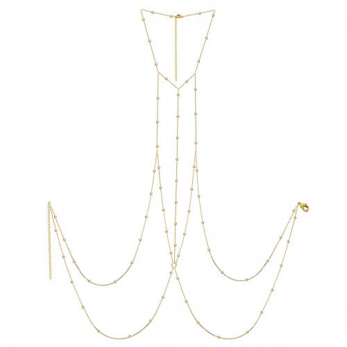ボディ チェーンの宝石類, 304ステンレススチール, ファッションジュエリー & 女性用, 無色, 売り手 ストランド